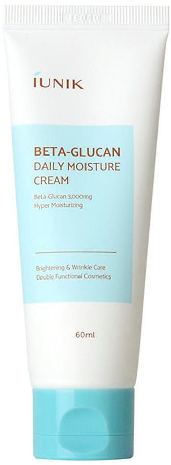 IUNIK Feuchtigkeitscreme »Beta Glucan Daily Moisture Cream« Klebt nicht, beruhigt & revitalisiert die Haut, mit Mikronährstoffen. weiß