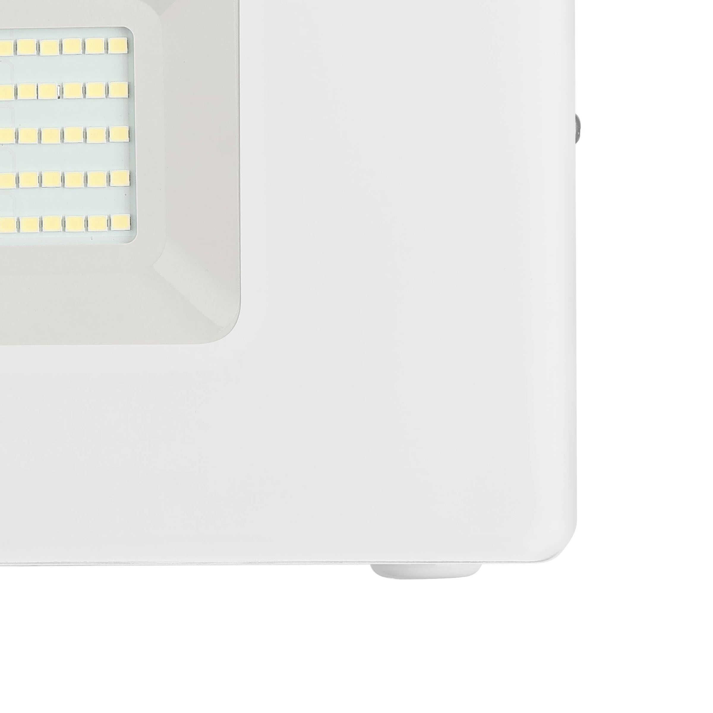 EGLO Wandleuchte »Faedo 3, Außen-Strahler, Außenleuchte, Wandstrahler, IP65, Lampe« LED-Modul 1 Stk. Kaltweiß Wand-/Deckenleuchte - L20,5 x H14,5 x AL3 cm - weiß - 53W inkl.