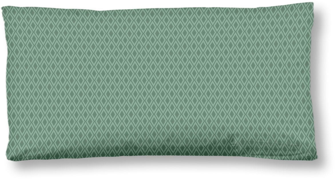 hip Kissenhülle »ZEPHIR« Baumwolle, Mako-Satin, 40x80, 1 Stück, Reißverschluss, Zephir, Grün