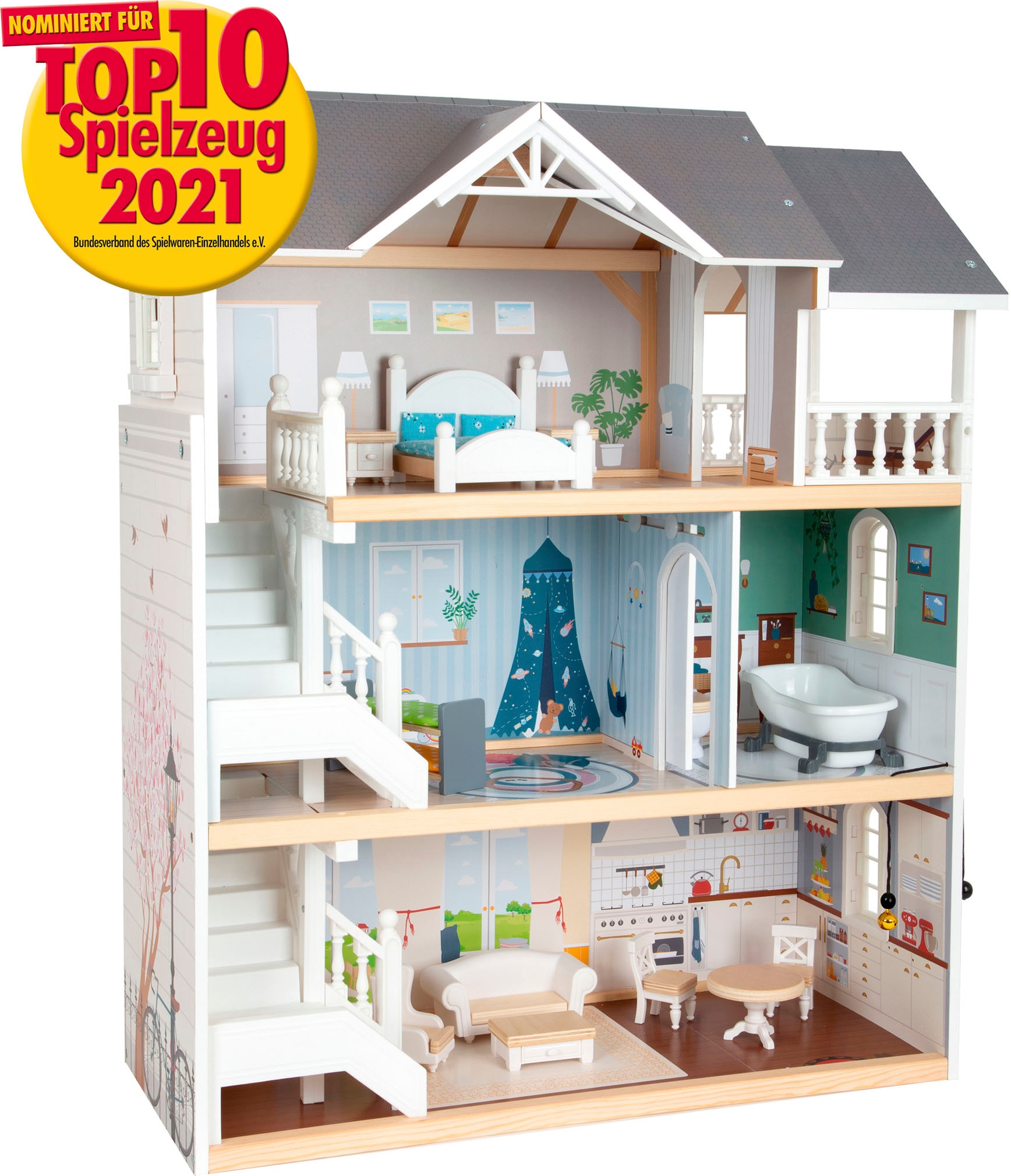 Small Foot Puppenhaus »Puppenhaus Stadtvilla«