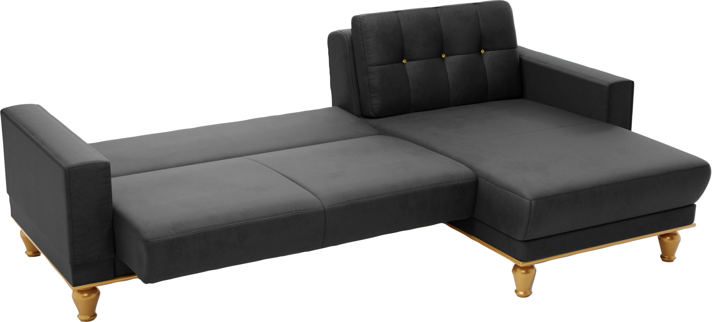 sit&more Ecksofa »Orient 5 L-Form«, mit Strass-Stein, wahlweise mit Bettfunktion und Bettkasten