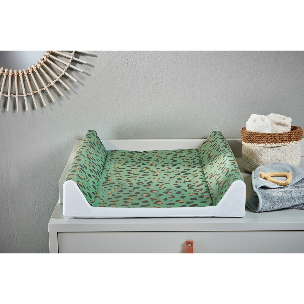 Rotho Babydesign Wickelauflage »Leopard«, (Set, 2 tlg.), in Keilform; inklusive Stillkissen Multi; Made in Europe