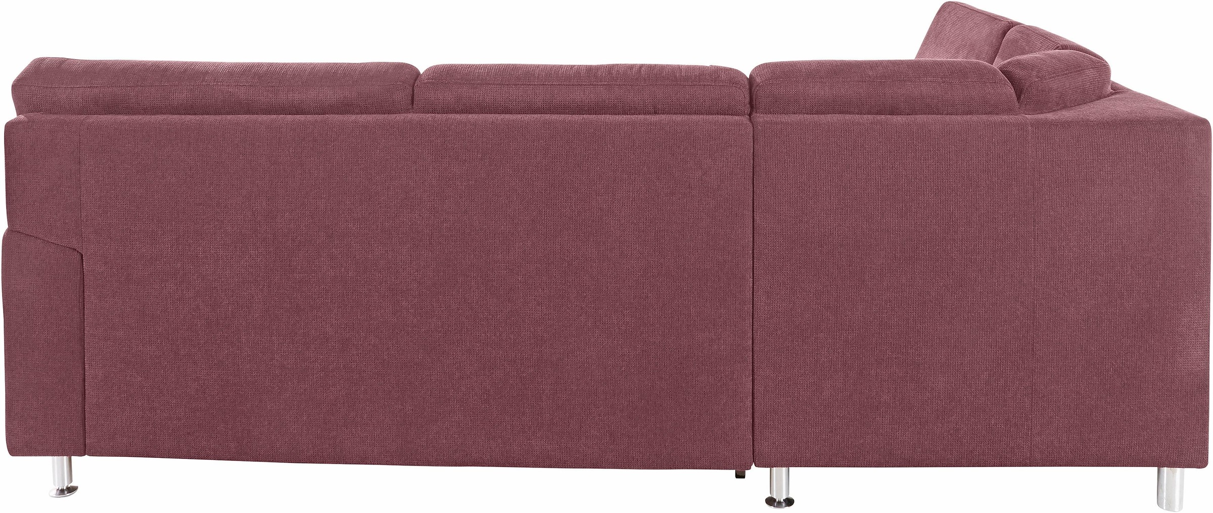 sit&more Ecksofa »Belfort L-Form«, wahlweise mit Vorziehsitz und Bettkasten