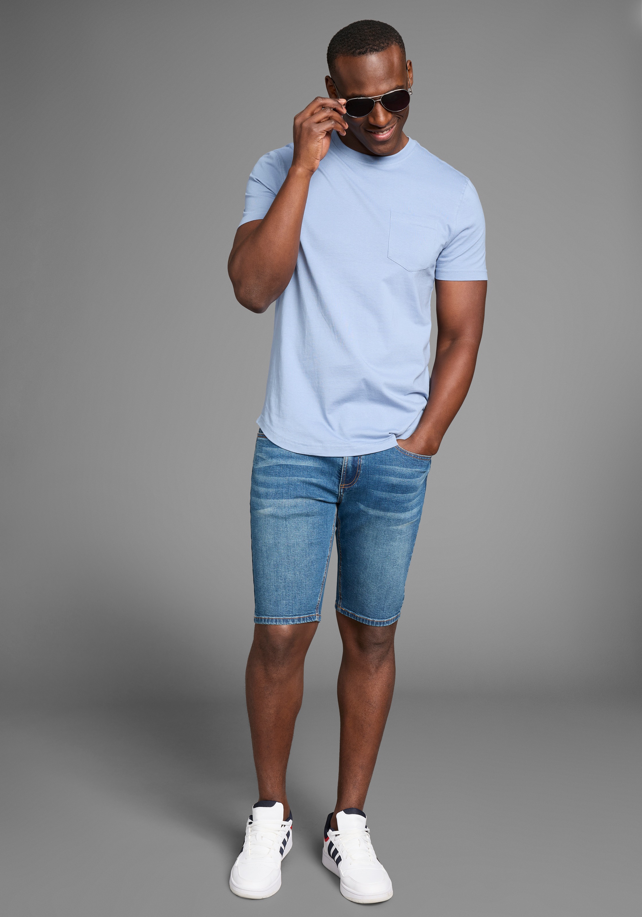 Bruno Banani Jeansshorts »Hutch-Shorts«, niedrige Leibhöhe