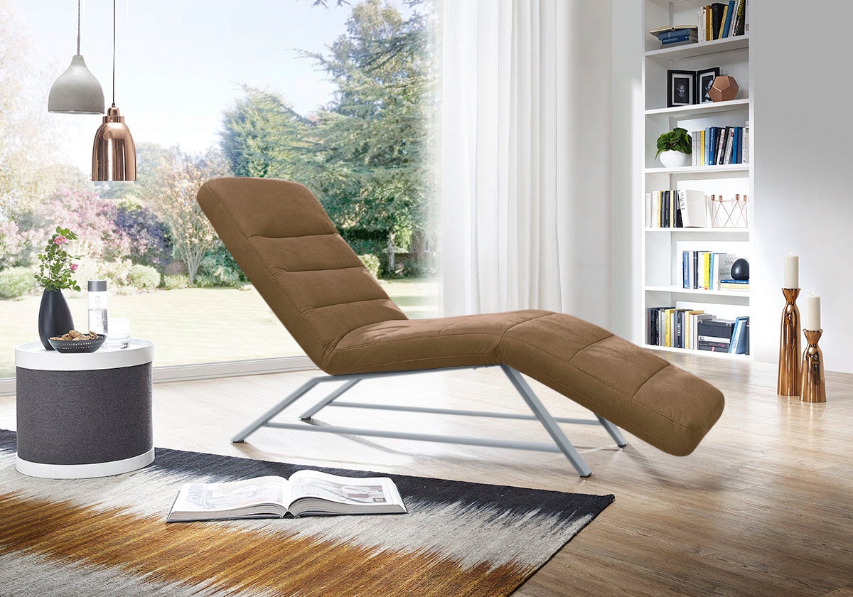 W.SCHILLIG Relaxliege »daily dreams«, Funktionsliege wahlweise mit Motor, Gestell matt, Breite 75 cm
