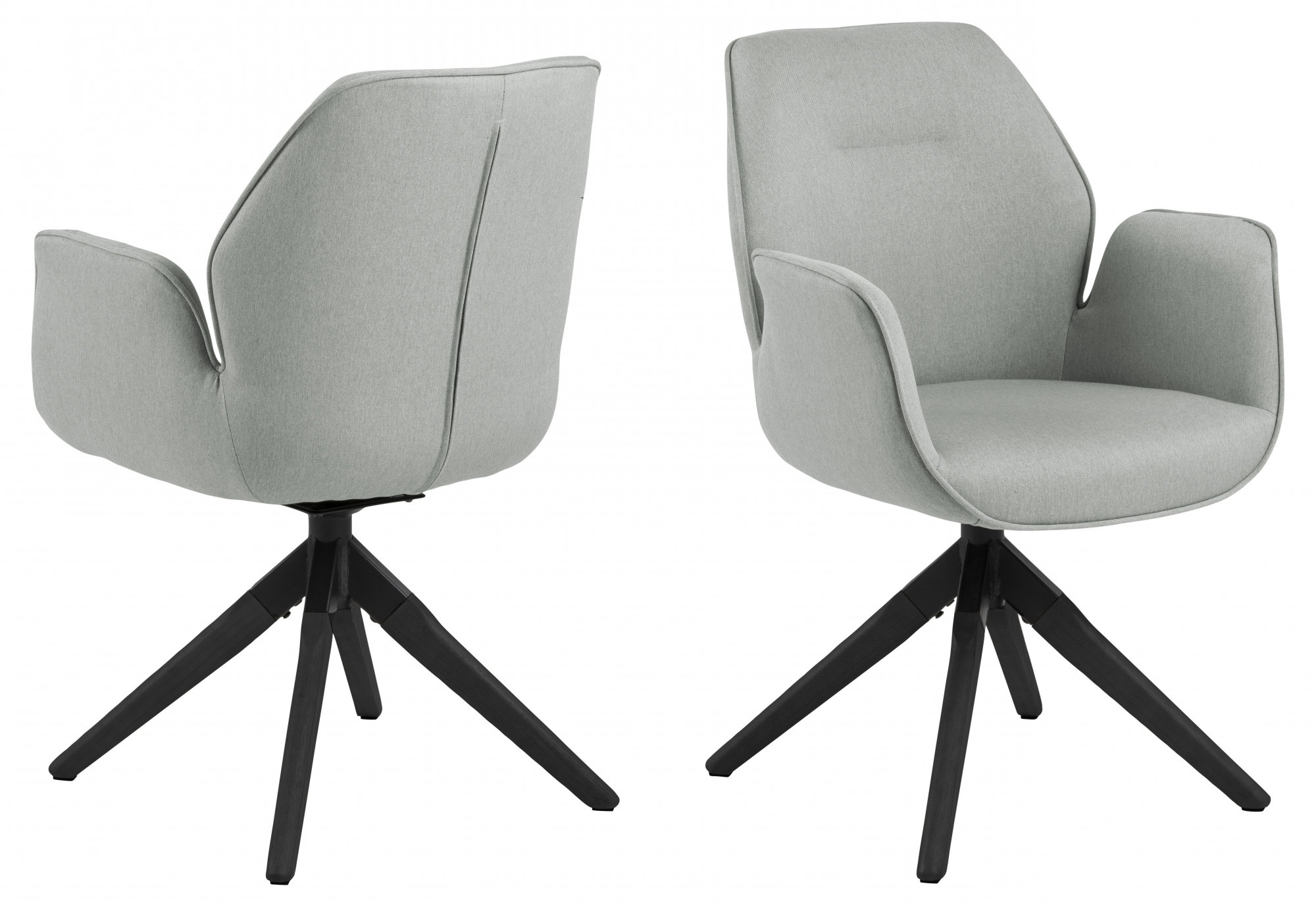 ACTONA GROUP Esszimmerstuhl »Alma«, 1 St., Polyester, mit eleganten Kedern, günstig online kaufen