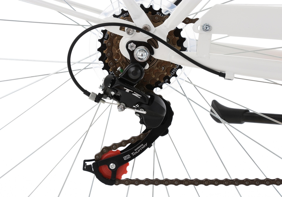 8. Bild von KS Cycling Cityrad »Balloon«, 6 Gang, Shimano, Tourney RD-TZ 50 Schaltwerk, Kettenschaltung, für Damen, Kettenschaltung