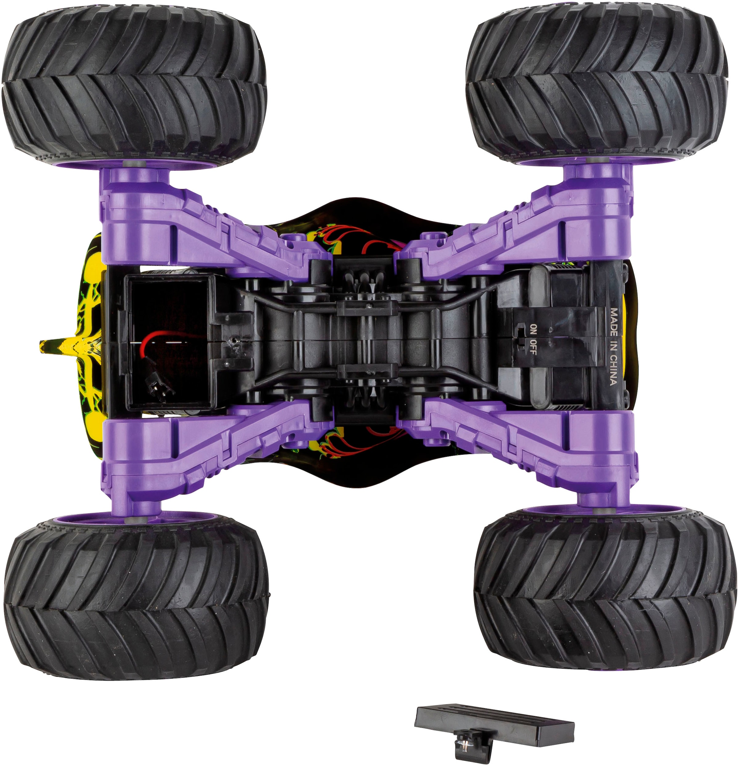 Carrera® RC-Monstertruck »Carrera® RC, Mega Wheel Dino, 2,4 GHz«, mit LED-Kabel