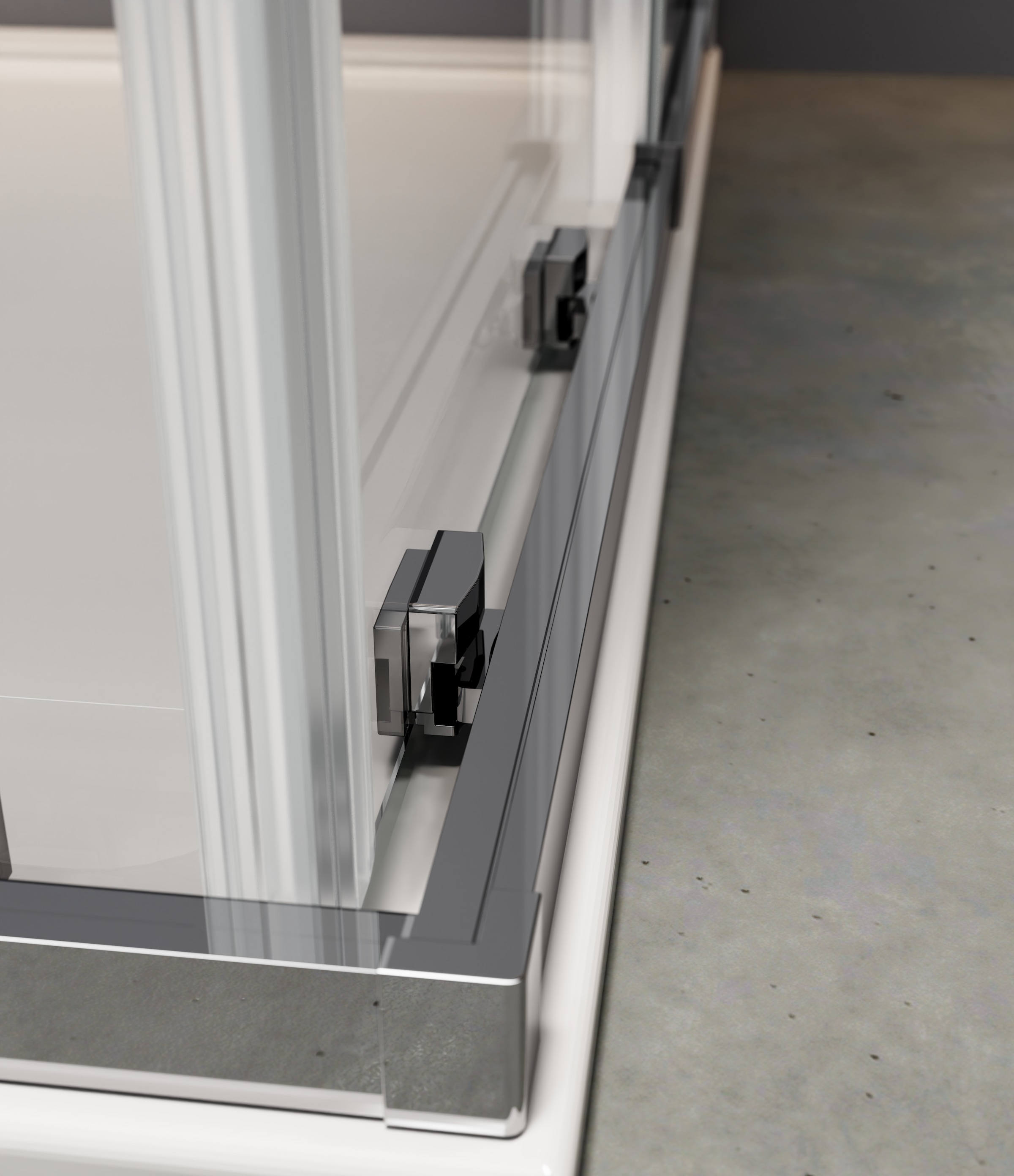 welltime Eckdusche »Trento Slimline« Eckdusche mit Profil in schmalem Design