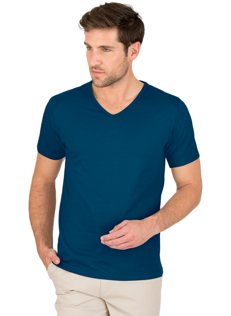 bestellen Trigema T-Shirt V-Shirt 100% »TRIGEMA (kbA)« Bio-Baumwolle aus