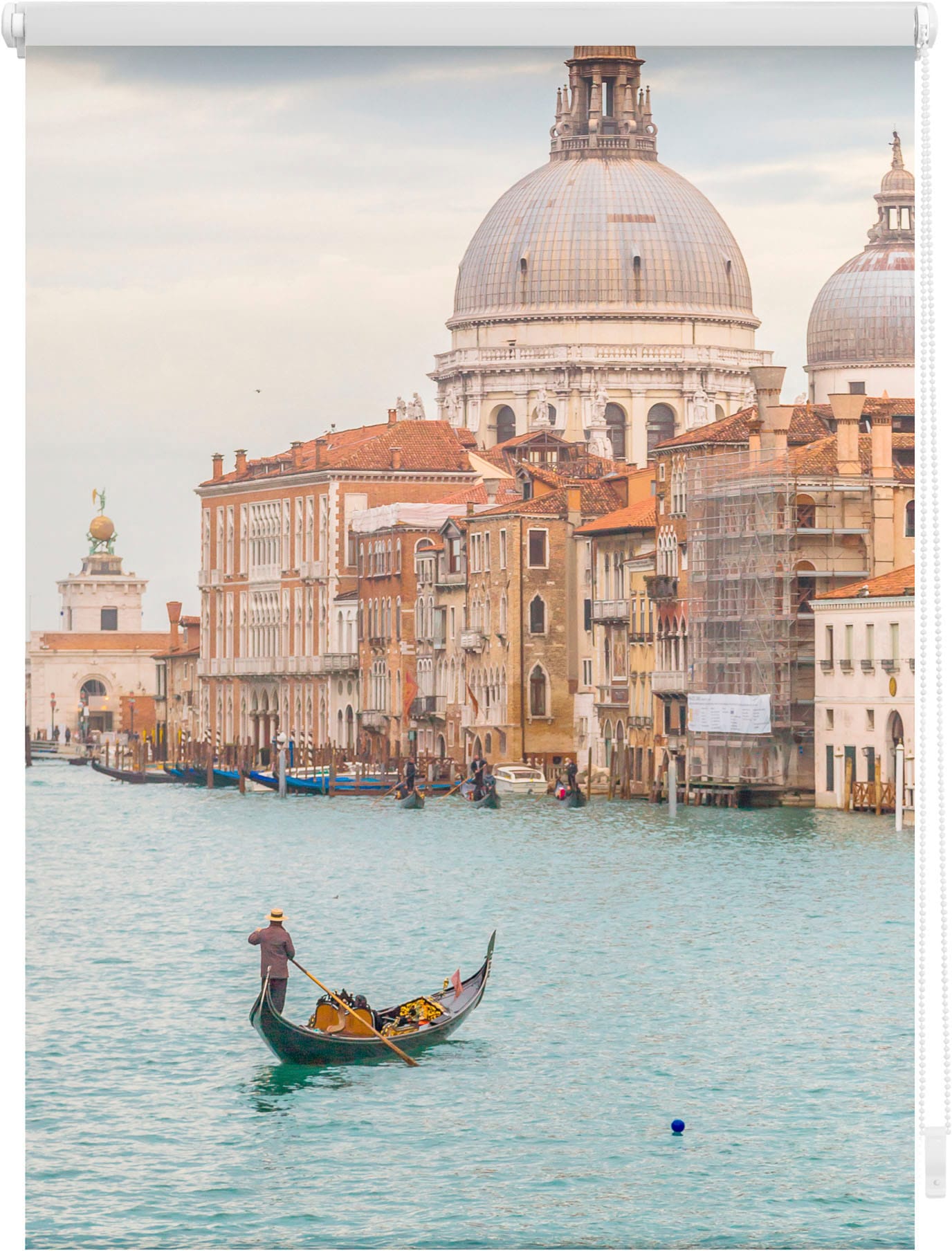 freihängend, LICHTBLICK Grande«, Lichtschutz, Venedig bestellen Seitenzugrollo Motiv ohne ORIGINAL schnell Canal bequem und bedruckt »Klemmfix Bohren,