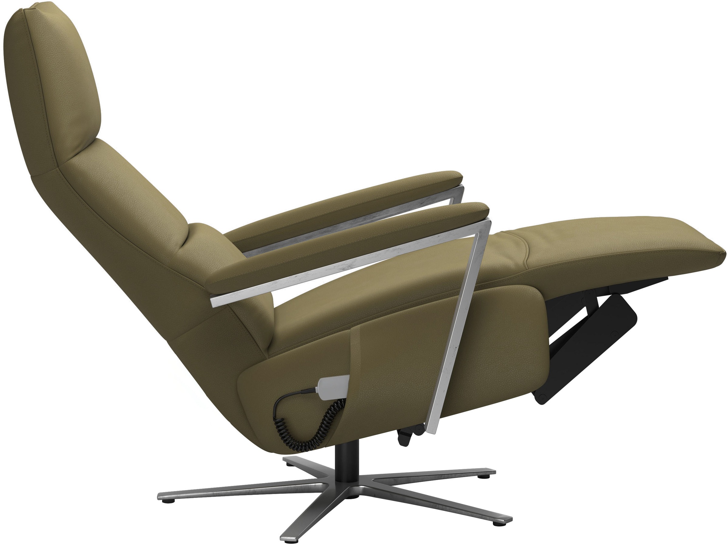 sit&more TV-Sessel »Vario Comfort, inkl. Kopfteilverstellung & 360 Grad Drehfunktion«, mit Herz-Waage-Funktion & 3 Motoren, Höhe der Armlehnen 60cm