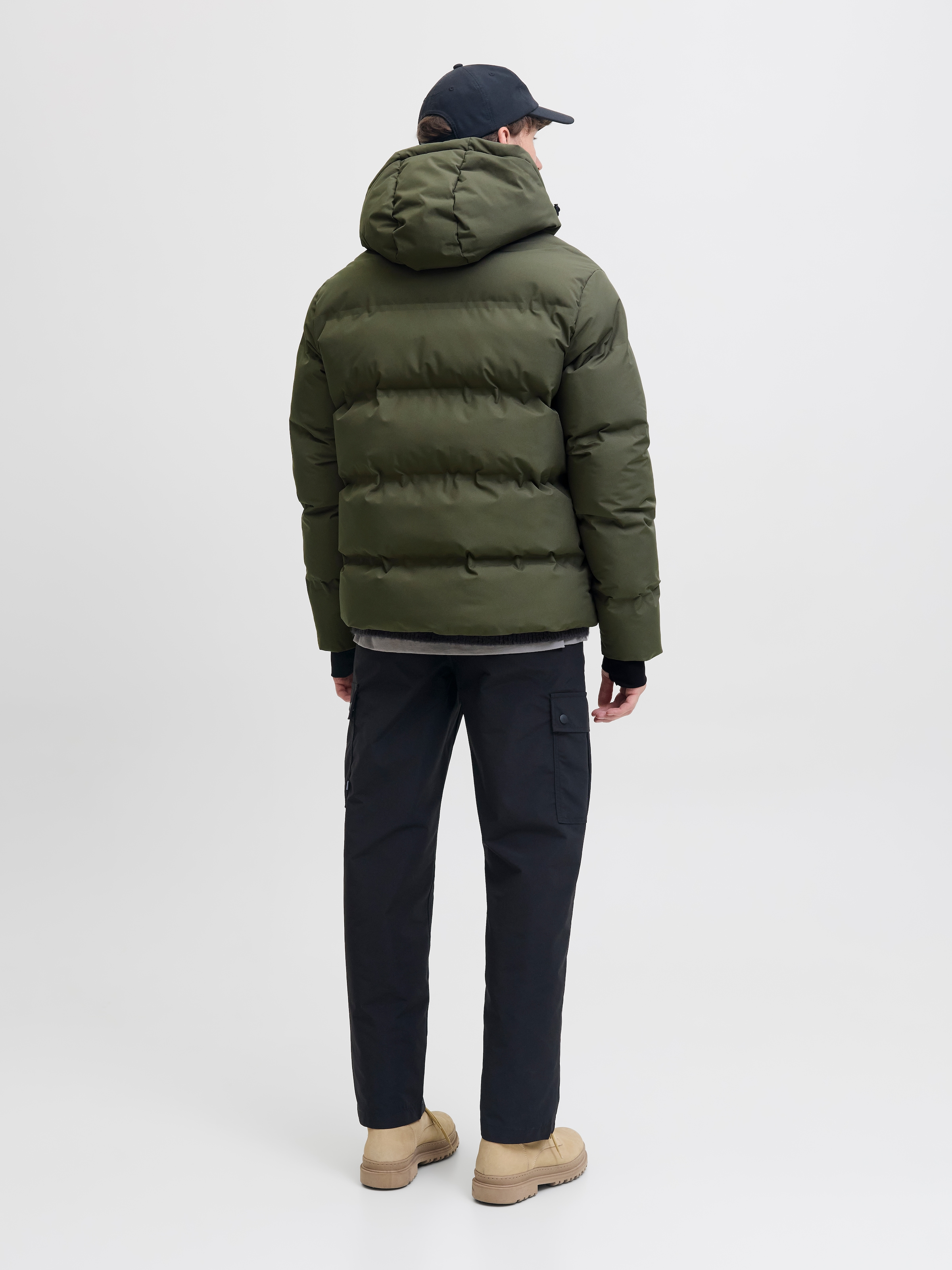 Jack & Jones Steppjacke »JCOFUSION PUFFER JACKET« mit Kapuze