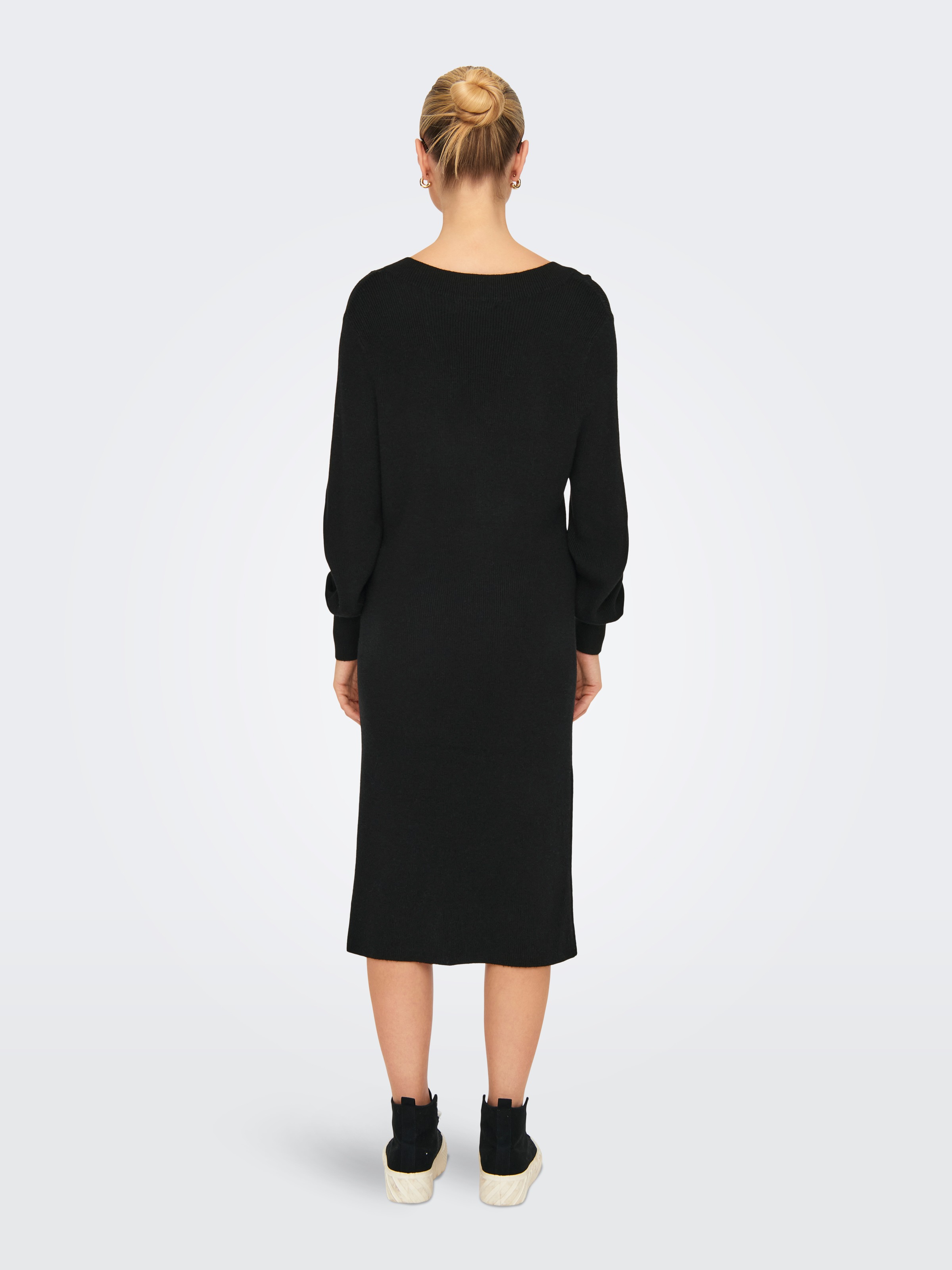 ONLY Strickkleid »ONLKATIA LS V-NECK DRESS NCA KNT«