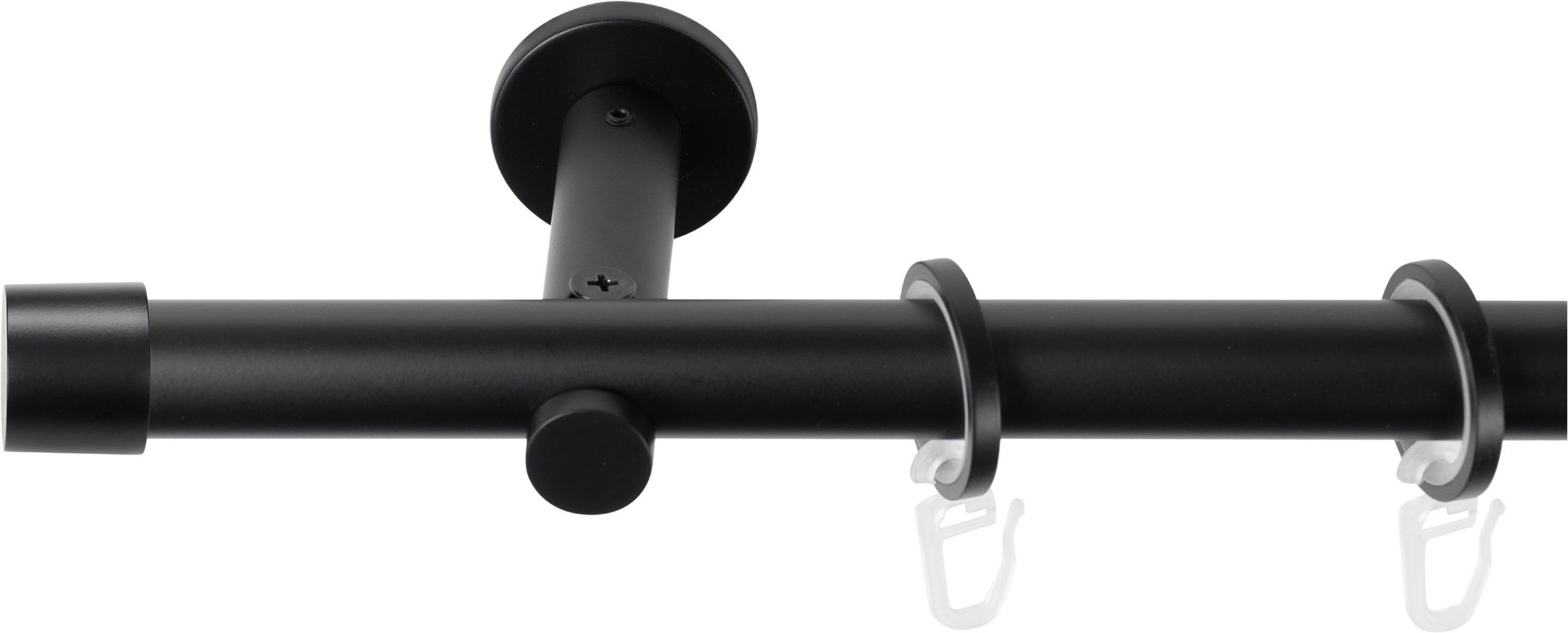 SN DECO GROUP Gardinenstange Ø 19 mm 1 läufig-läufig Fixmaß;kürzbar