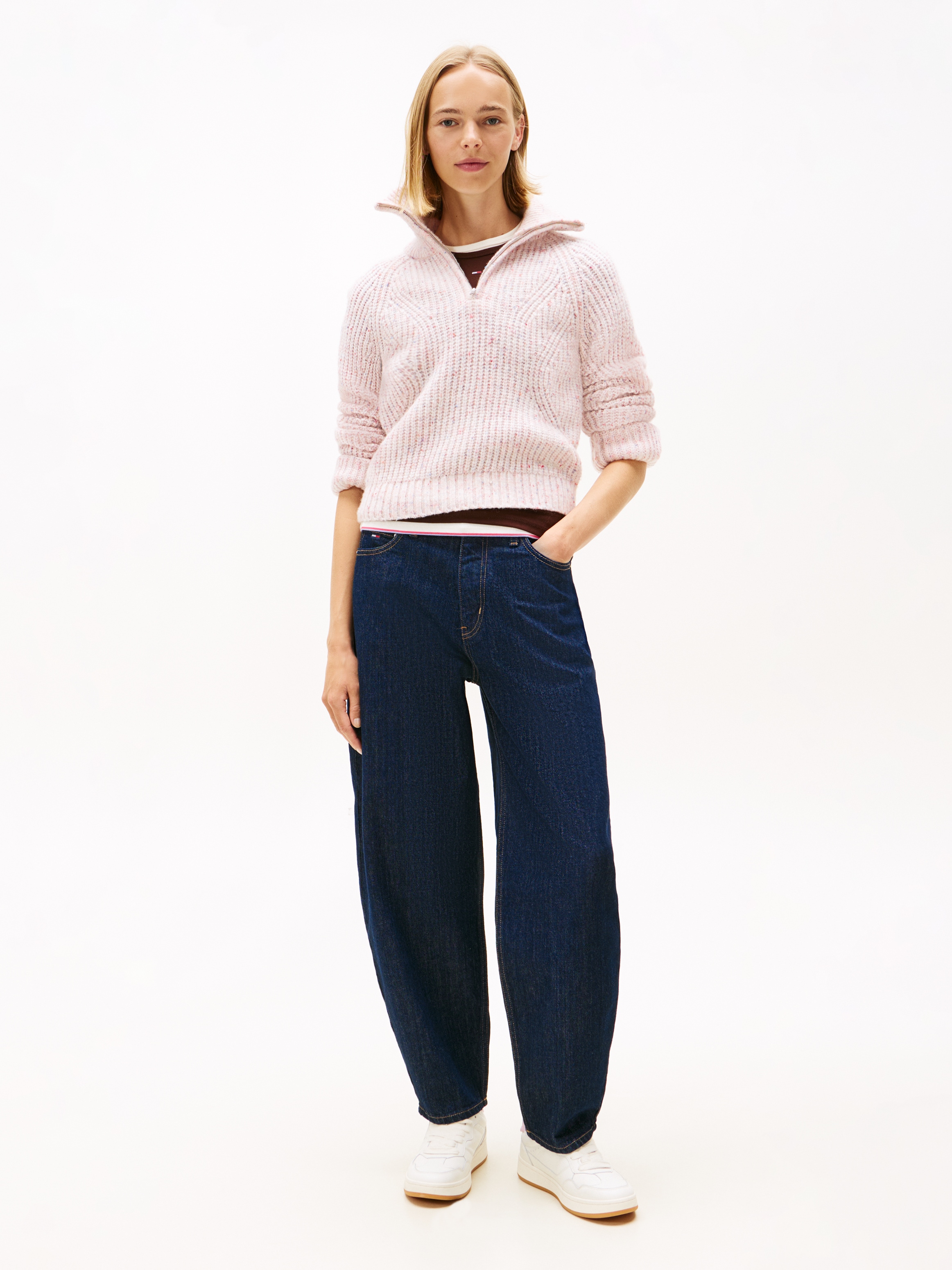 Tommy Jeans Troyer »TJW NEP 1/4 ZIP SWEATER«