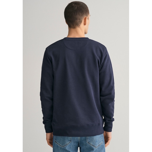 Gant Sweatshirt »REG SHIELD C-NECK SWEAT«, mit Logostickerei auf der Brust  online bei