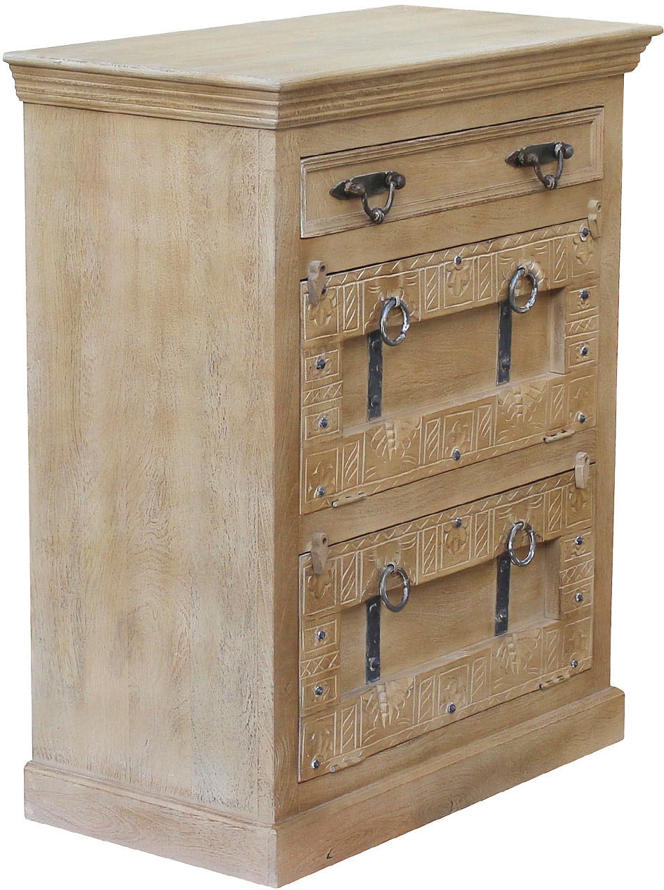 SIT Schuhschrank »Daipur« geschnitzte Verzierungen