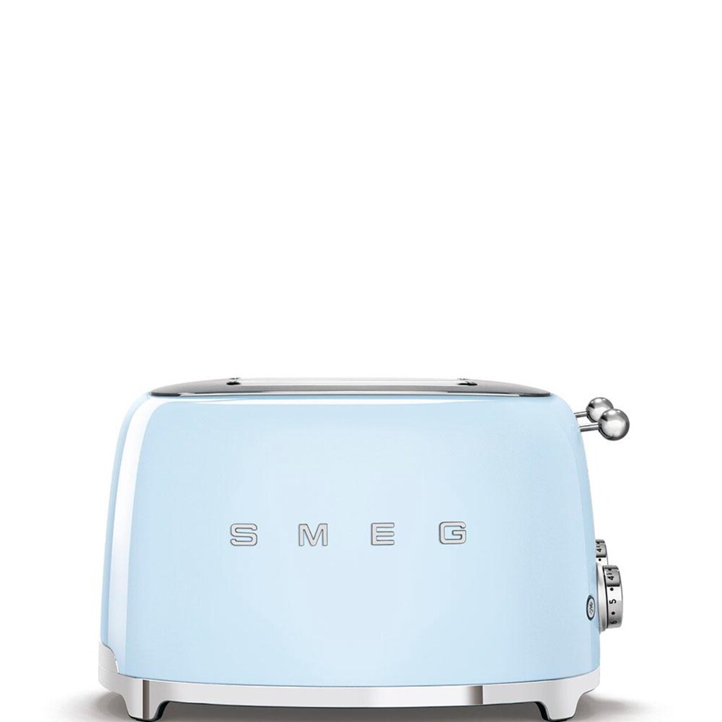 Smeg Toaster »TSF03PBEU«, 4 kurze Schlitze, 3000 W