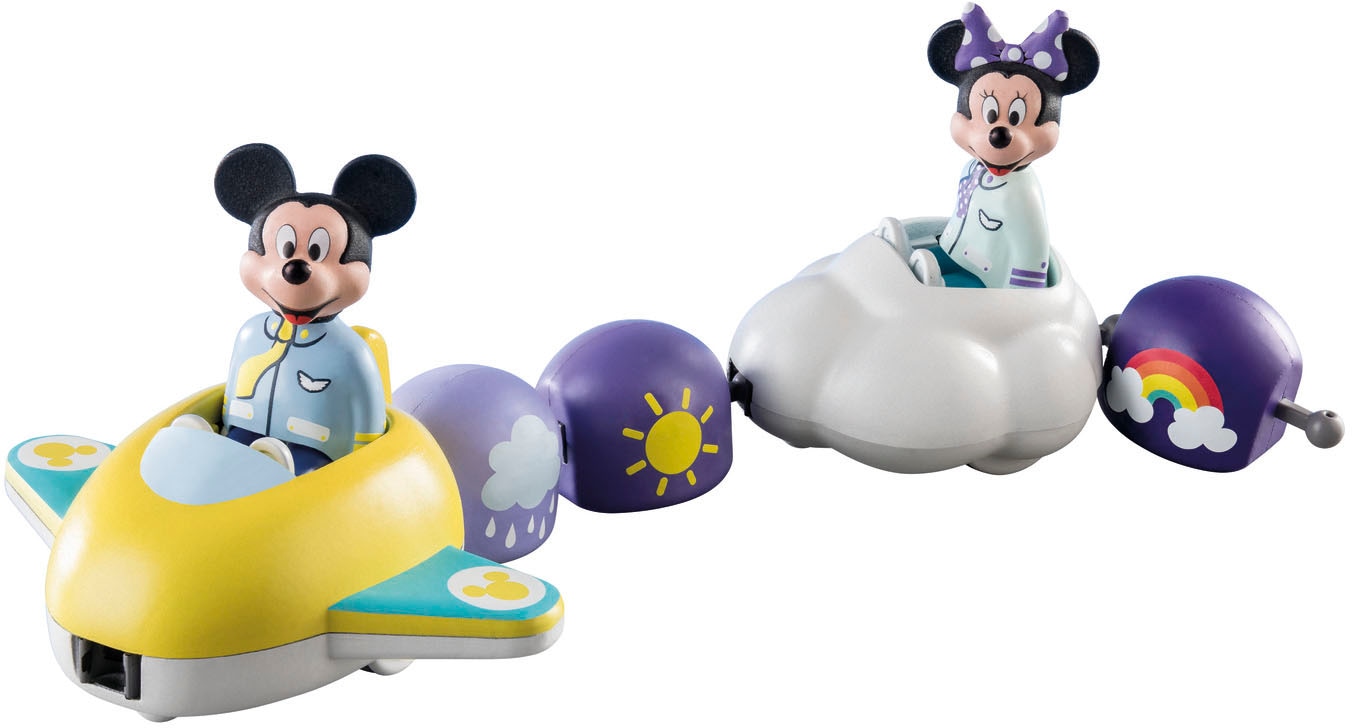 Playmobil® Konstruktions-Spielset »Mickys & Minnies Wolkenflug (71320), Playmobil 1-2-3«, (7 St.), Made in Europe