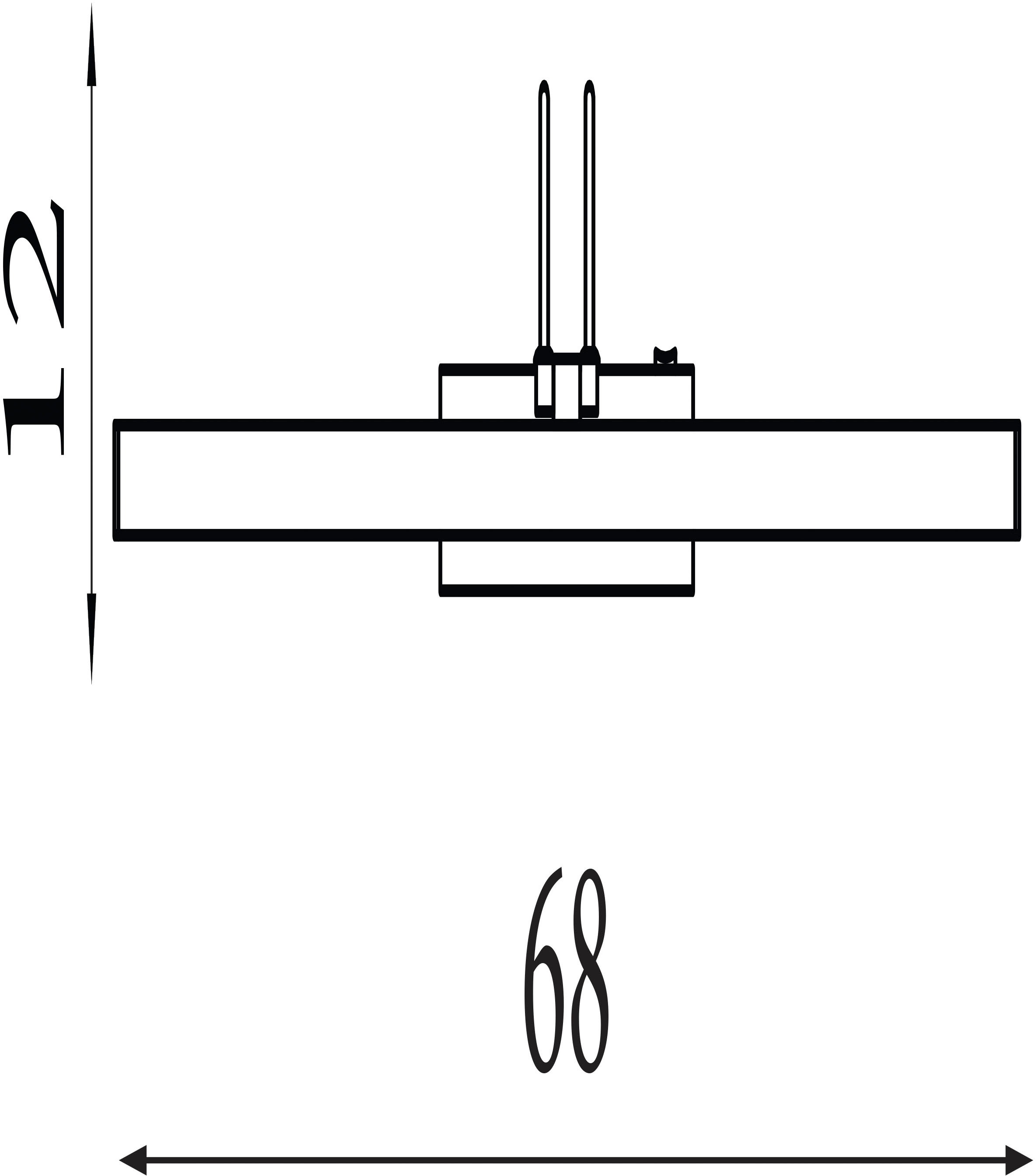 Searchlight LED Bilderleuchte »Majorca Bildleuchte - Metall« LED-Modul 1 Stk.