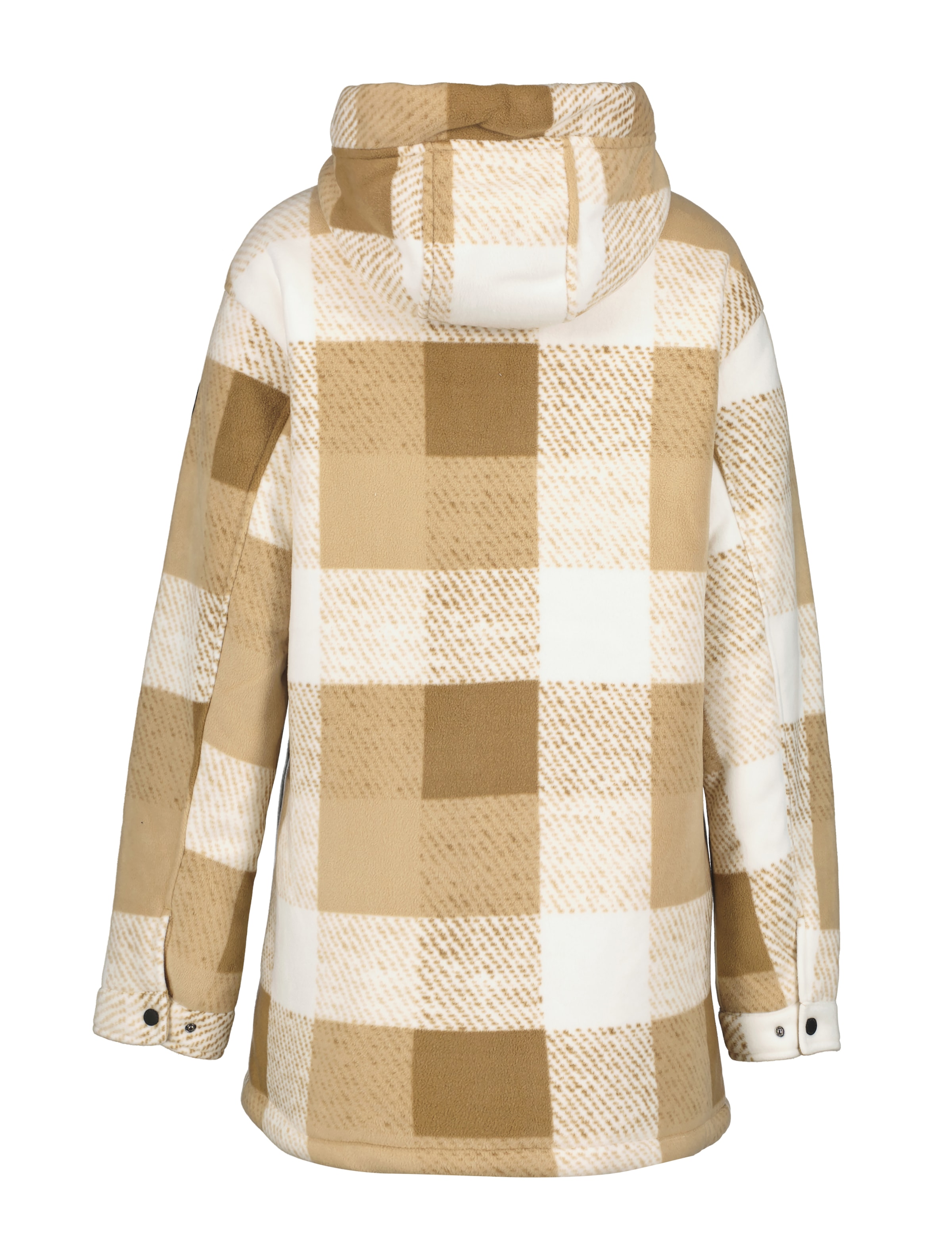 Icepeak Fleecejacke »ICEPEAK PAPAIKOU« mit Kapuze und Kordelzügen, lockere Passform, mit regulierbarem Saum