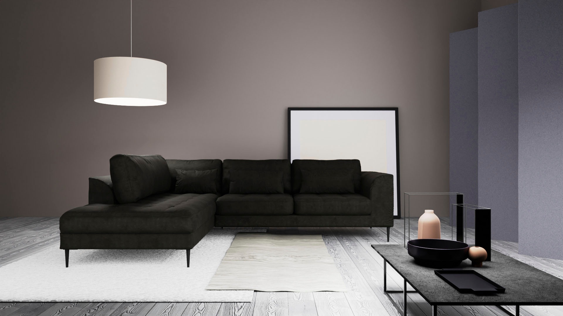 TRENDMANUFAKTUR Ecksofa »Luzi, wahlweise mit Schlaffunktion und Bettkasten, günstig online kaufen