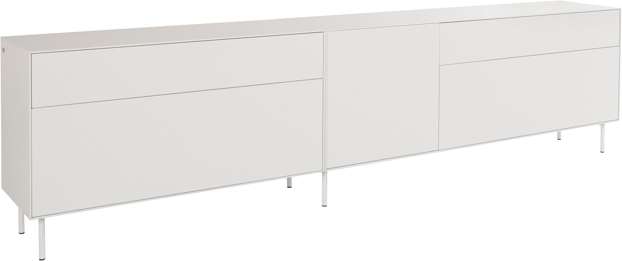 LeGer Home by Lena Gercke Lowboard »Essentials«, (2 St.), Breite: 279cm, MDF lackiert, Push-to-open-Funktion