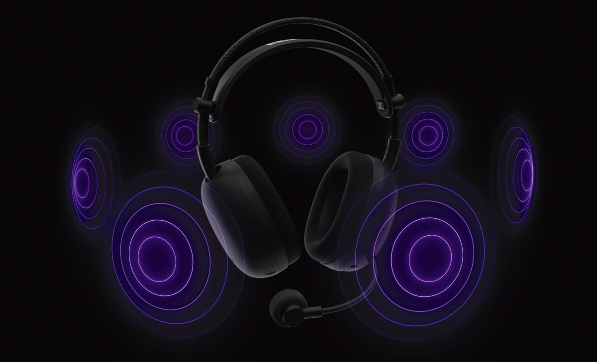 Sony Gaming-Headset »INZONE H9 II«, A2DP Bluetooth-AVRCP Bluetooth-Bluetooth-HFP-HSP, Adaptive Noise-Cancelling-Freisprechfunktion-Mikrofon abnehmbar-Rauschunterdrückung-Stummschaltung-Transparenzmodus