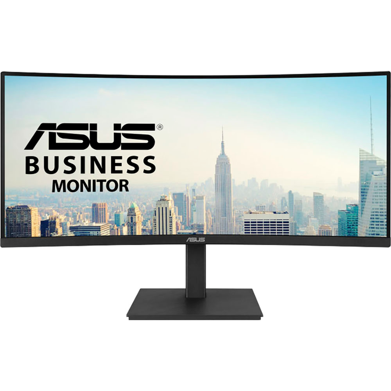 ASUS Curved-LED-Monitor »VA34VCPSN« 86 cm/34 ′′ 3440 x 1440 px Wide Quad HD 4 Reaktionszeit 100 Hz schwarz ASUS Eye Care Monitore verfügen über TÜV...