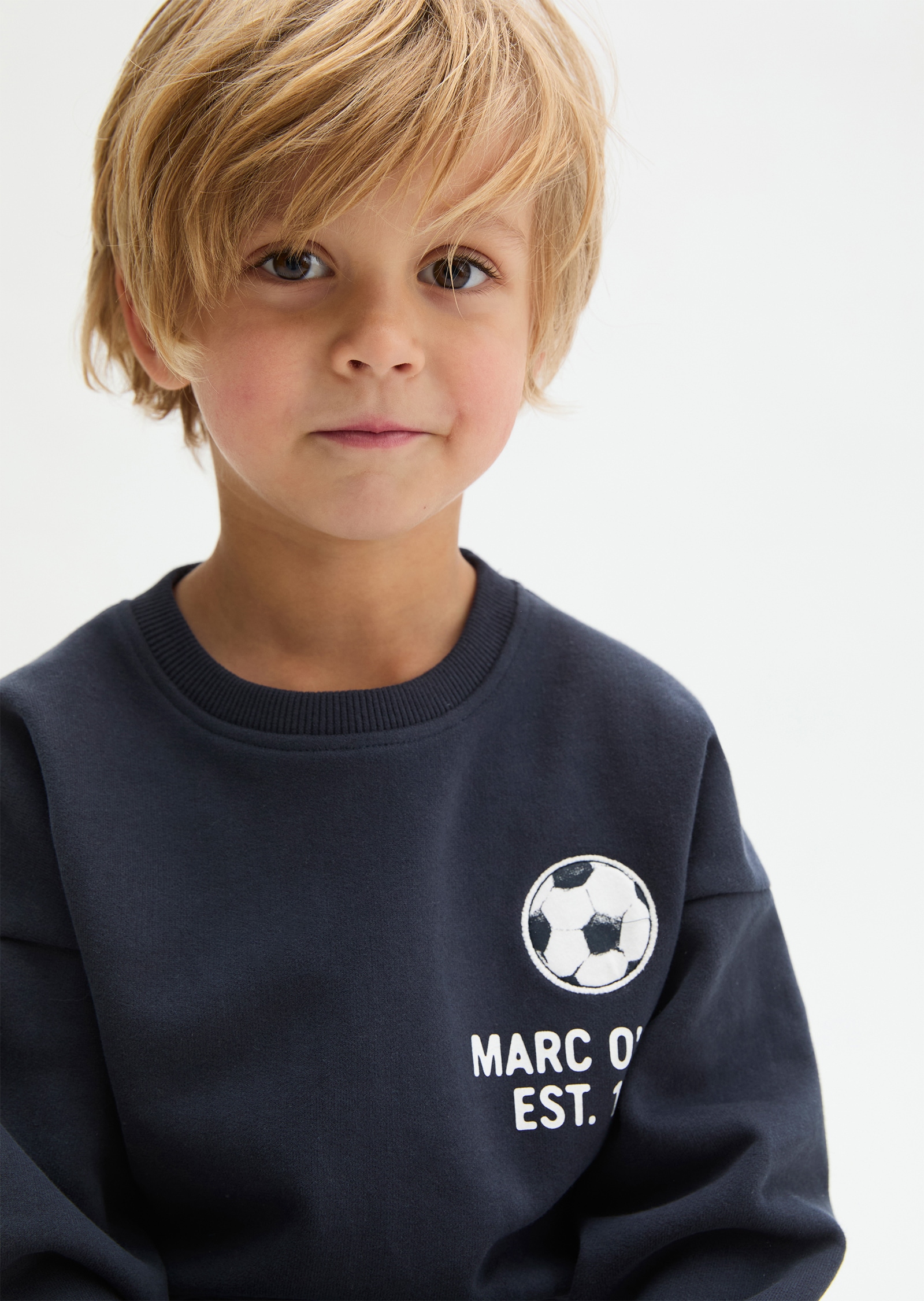 Marc O'Polo Junior Sweatshirt , für Jungs bis Größe 122, großer Rückenprint
