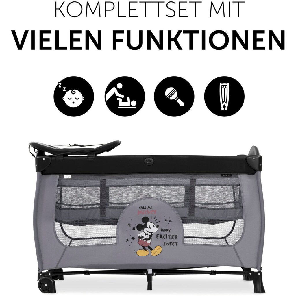 Hauck Baby-Reisebett »Sleep N Play Center, Mickey Mouse grey«