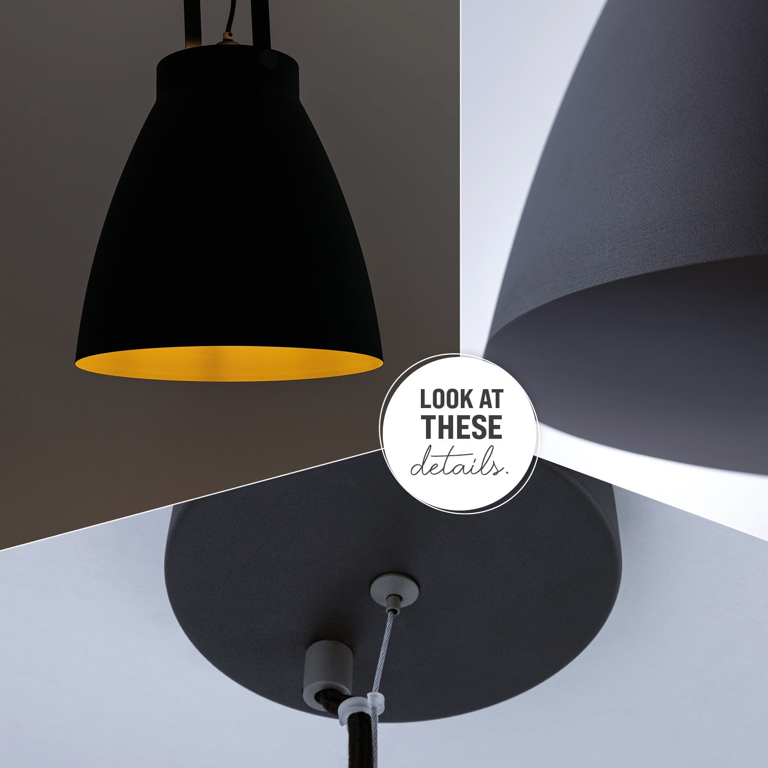 Paco Home Pendelleuchte »BOONE PD« E27 Stehleuchte Modern Wohnzimmer  Industrial Scheinwerfer Design E27