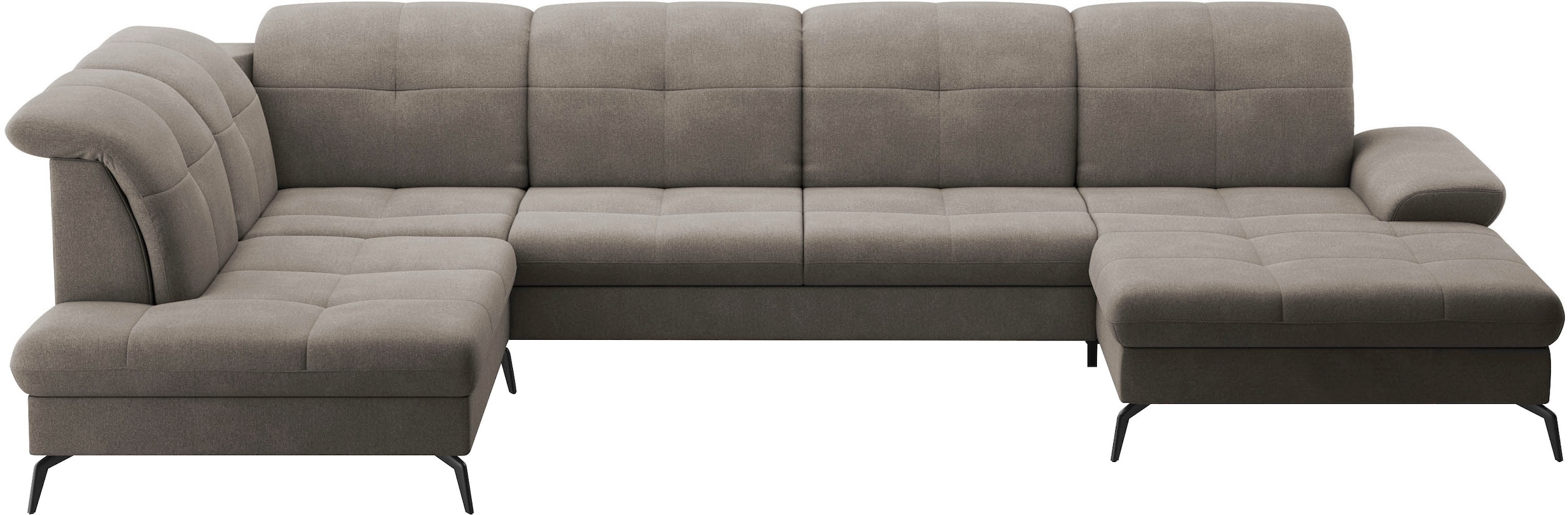sit&more Wohnlandschaft »Amica«, wahlweise mit Kopfteilverstellung, Bettfunktion und Bettkasten