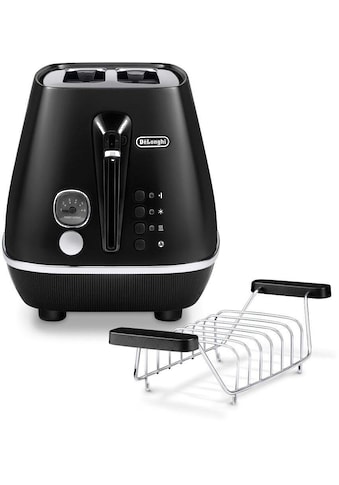 Toaster »Distinta Moments, CTIN 2103.BK – Sunset Black«, 2 kurze Schlitze, für 2...