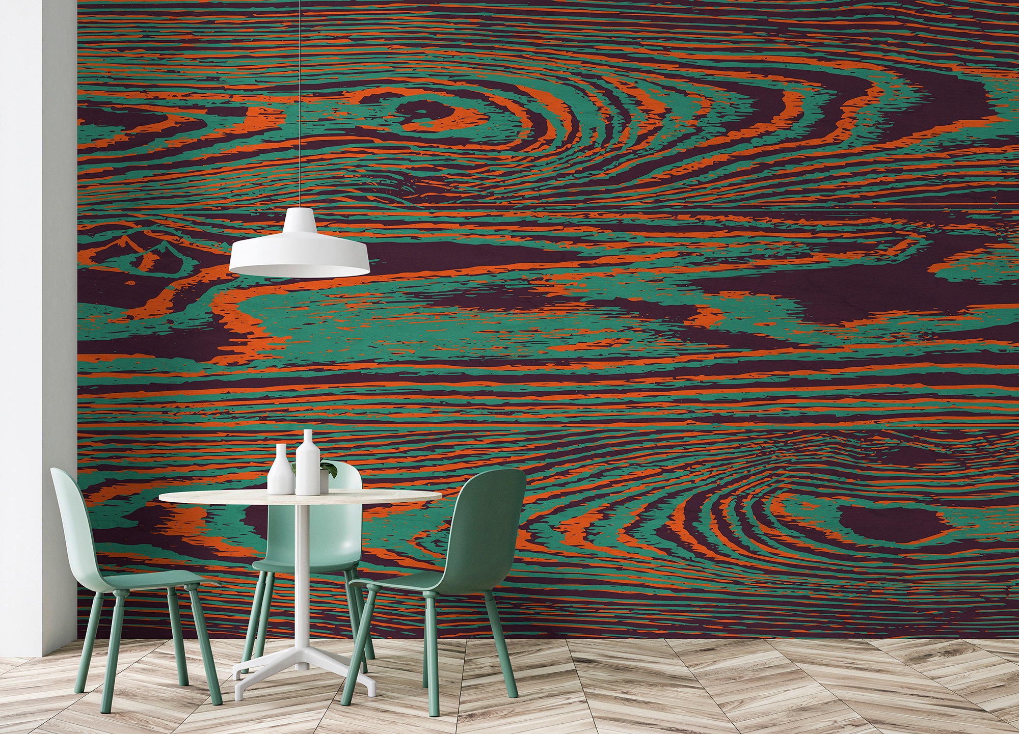 living walls Fototapete »Walls by Patel Kontiki« glatt Fototapete Modern kontiki 4,00 m x 2,70 m 200 g Vlies Premium Tapete