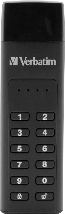 Verbatim USB-Stick »Keypad Secure 64GB«, (USB 3.2 Lesegeschwindigkeit 160 MB/s)