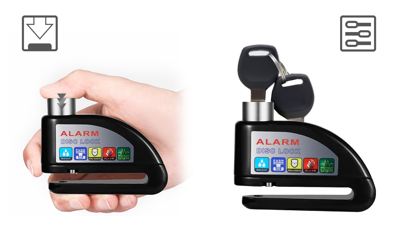 SachsenRad Bremsscheibenschloss »Secure Disc«