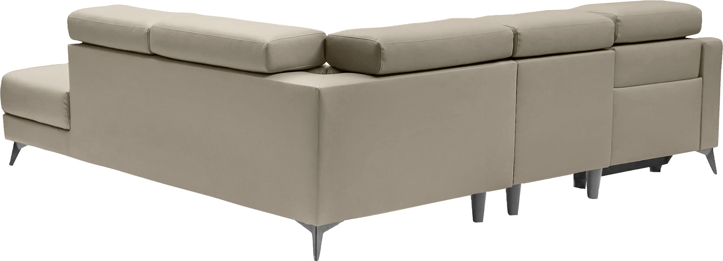 Places of Style Ecksofa »Valerio«, mit 1 elektrischer Relaxfunktion und USB-Anschluß