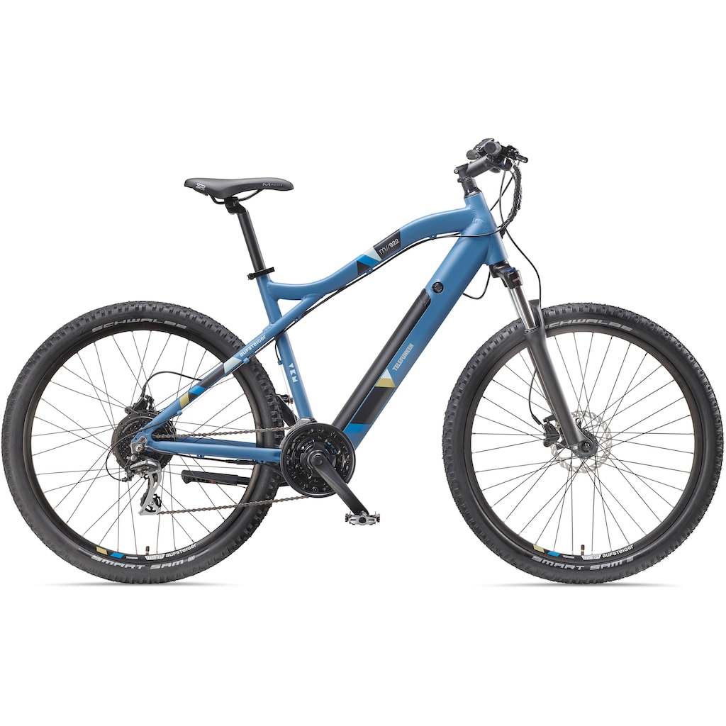 Telefunken E-Bike »Aufsteiger M922«, 24 Gang, Shimano, Acera, Heckmotor 250 W