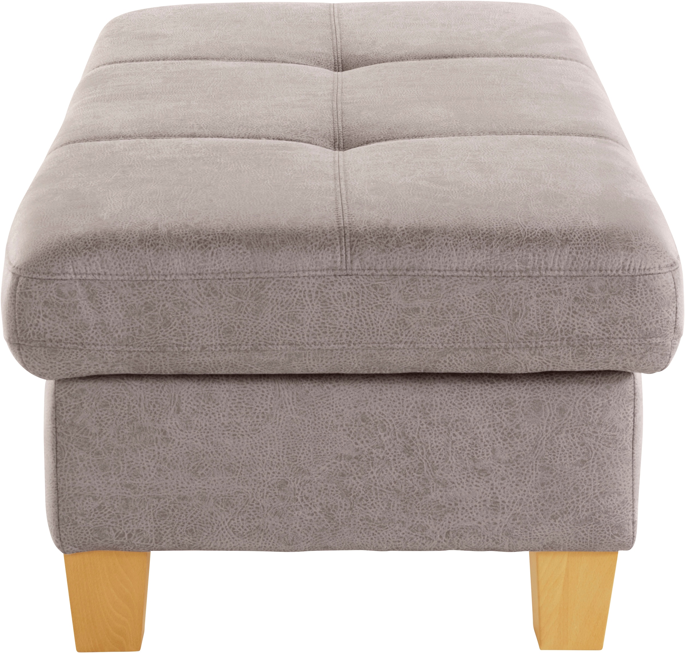 exxpo - sofa fashion Hocker »Enya Bankhocker mit Staufach unter der Sitzfläche«, schöne Detailverarbeitung