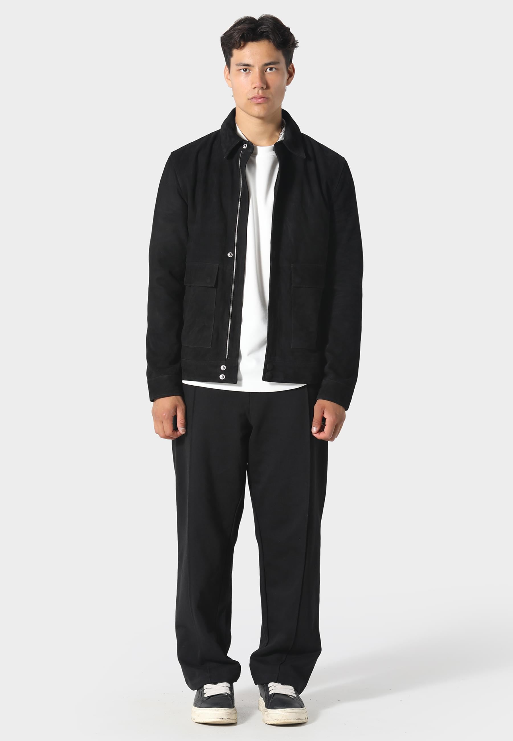 Pas De Monaco Lederjacke »Pas De Monaco SWADE JACKET« 1 Stk. tlg. ohne Kapuze