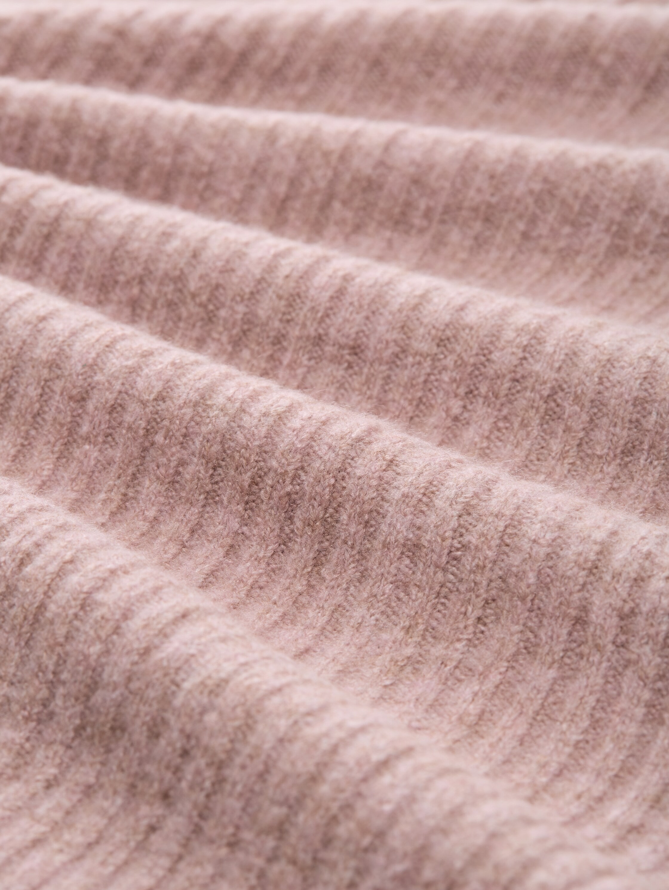 TOM TAILOR Denim Strickpullover mit Stehkragen