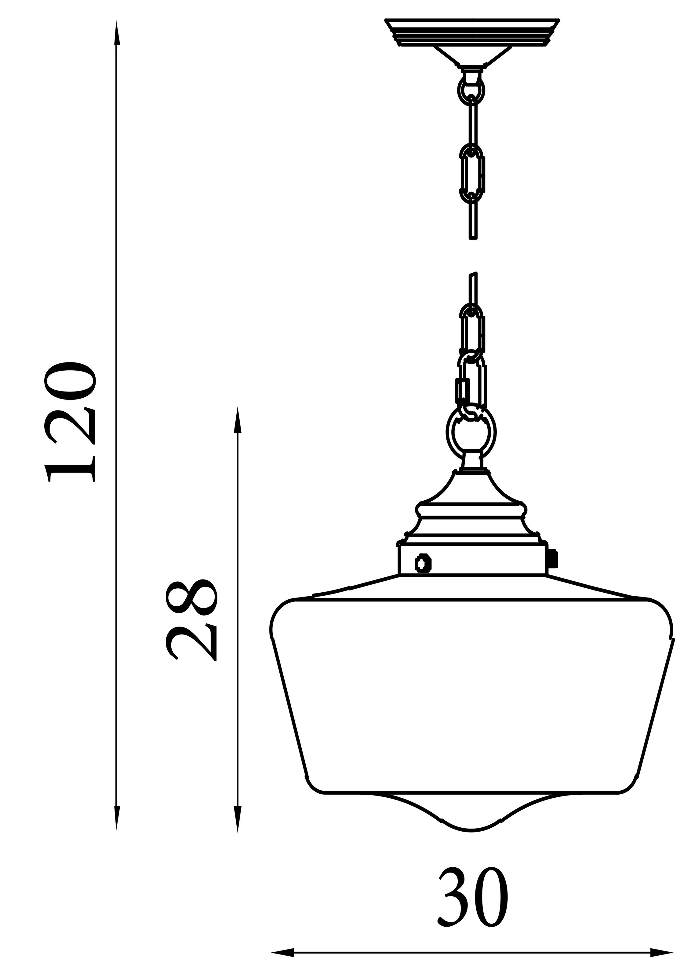 Searchlight Pendelleuchte »Schoolhouse Pendelleuchte - Satinsilber und Opalglas« E27 1 Stk.
