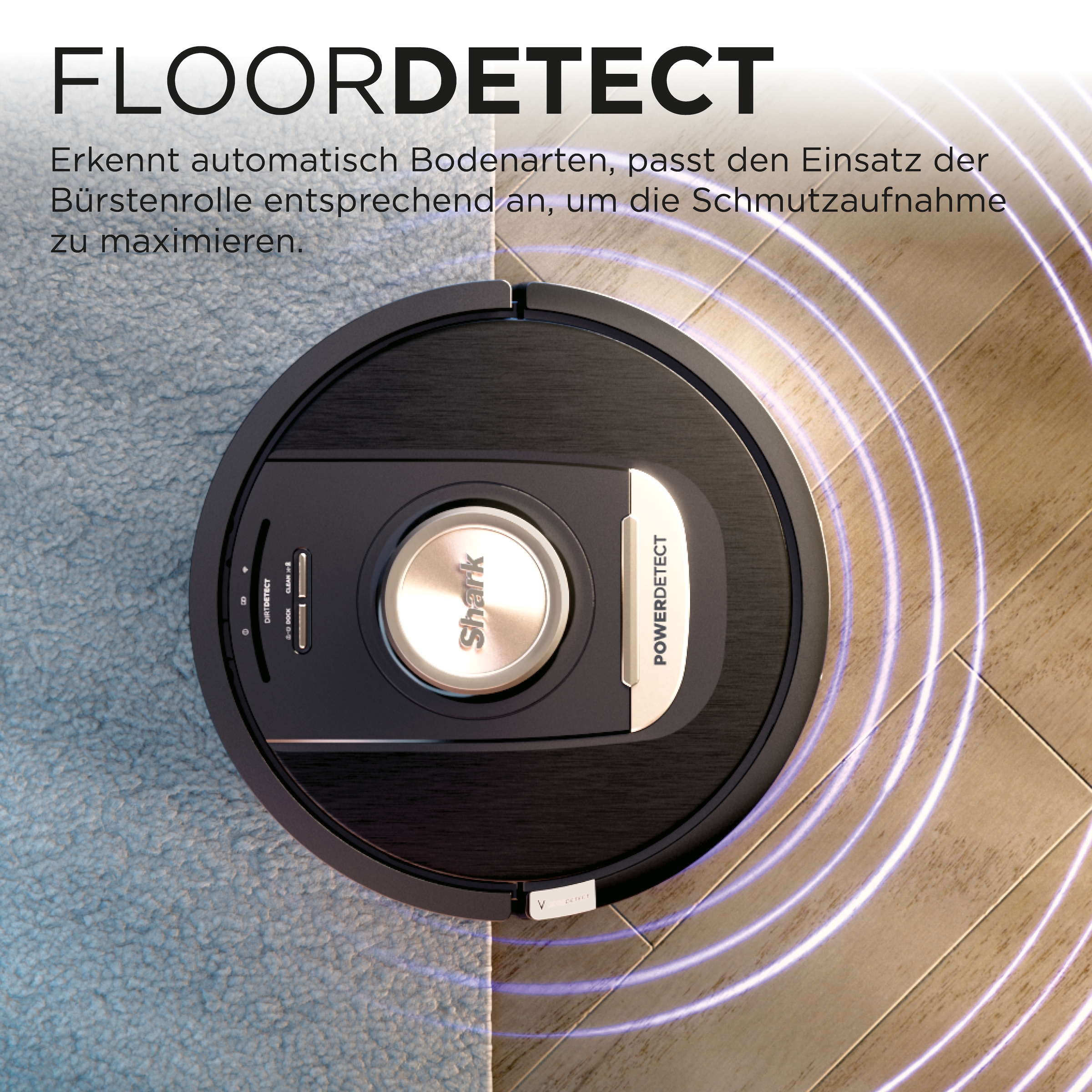 Shark Nass-Trocken-Saugroboter »RV2620WAEU«, PowerDetect selbstentleerender Saugroboter