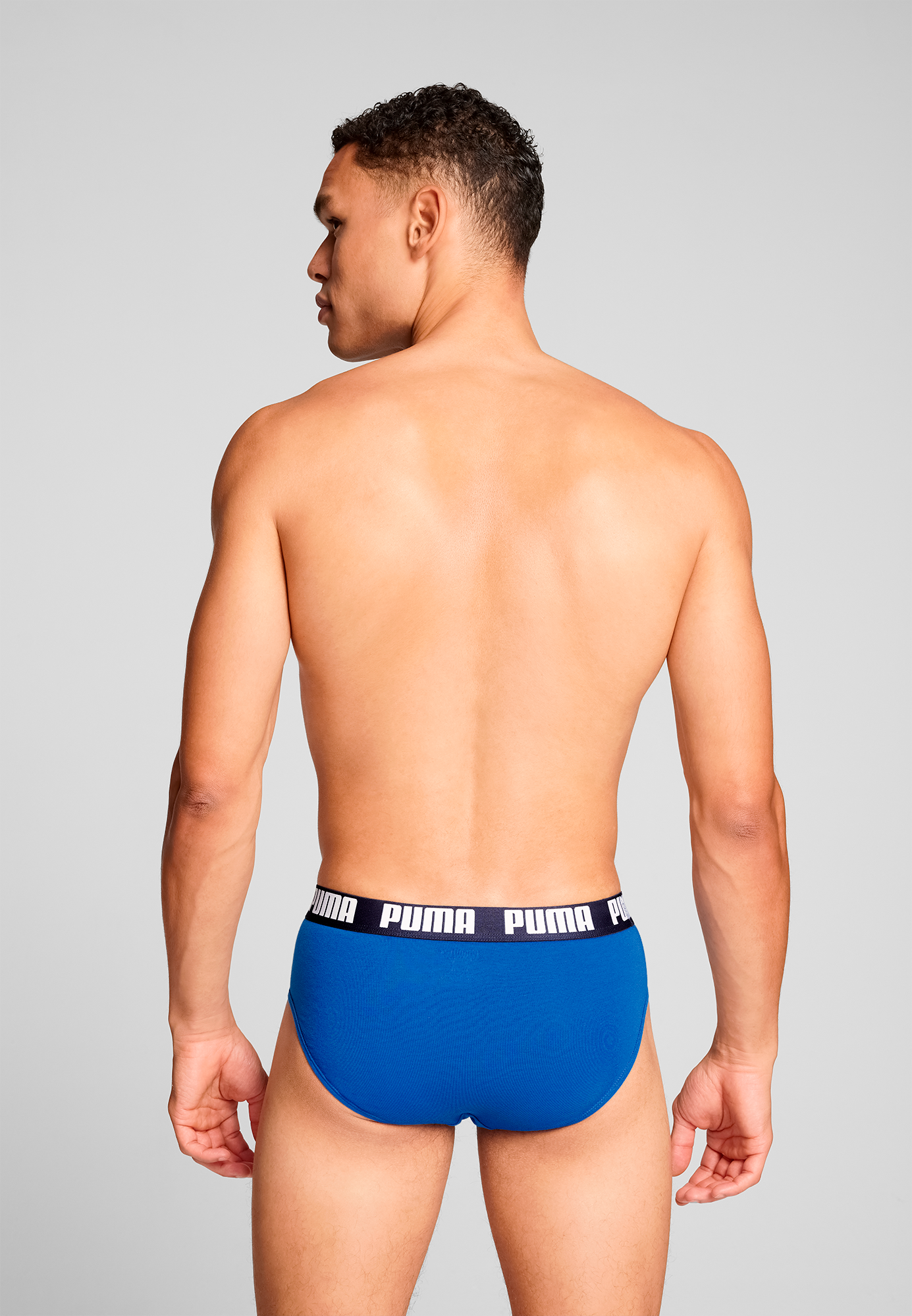 PUMA Slip »PUMA MEN EVERYDAY BRIEFS 2P« Packung, 2er Pack,  mit Logobund