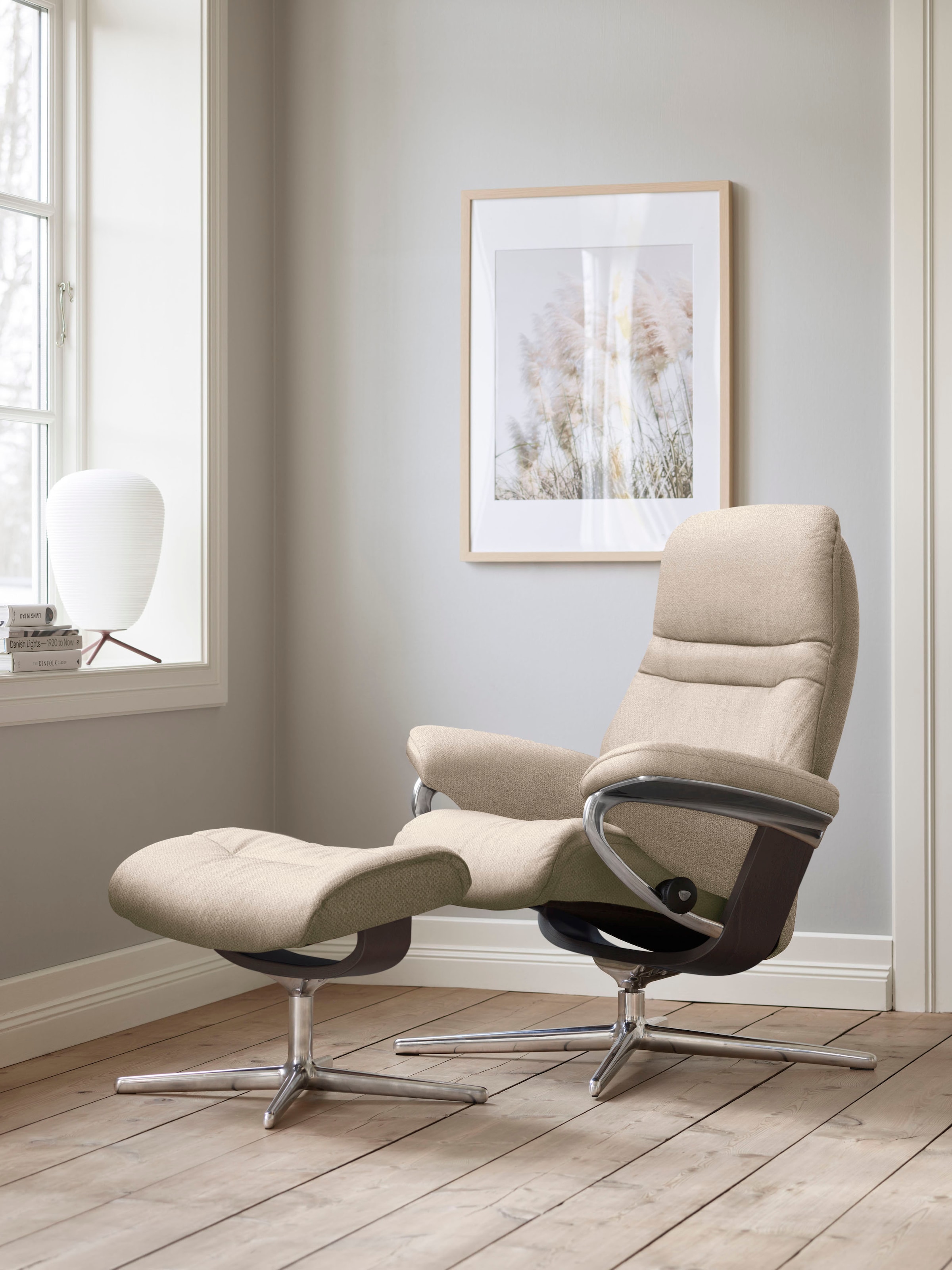 Stressless® Relaxsessel »Sunrise«, (Set, Relaxsessel mit Hocker), mit Hocke günstig online kaufen