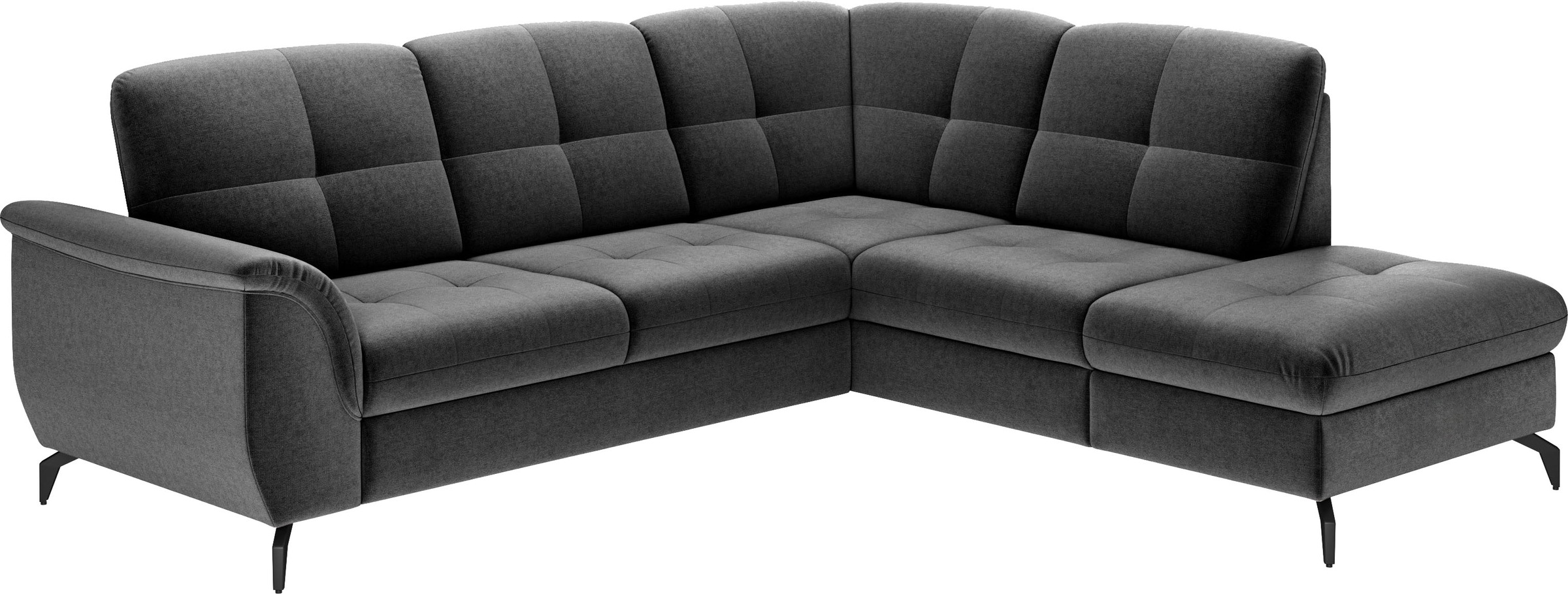 sit&more Ecksofa »Zora L-Form«, wahlweise mit Bettfunktion und Bettkasten
