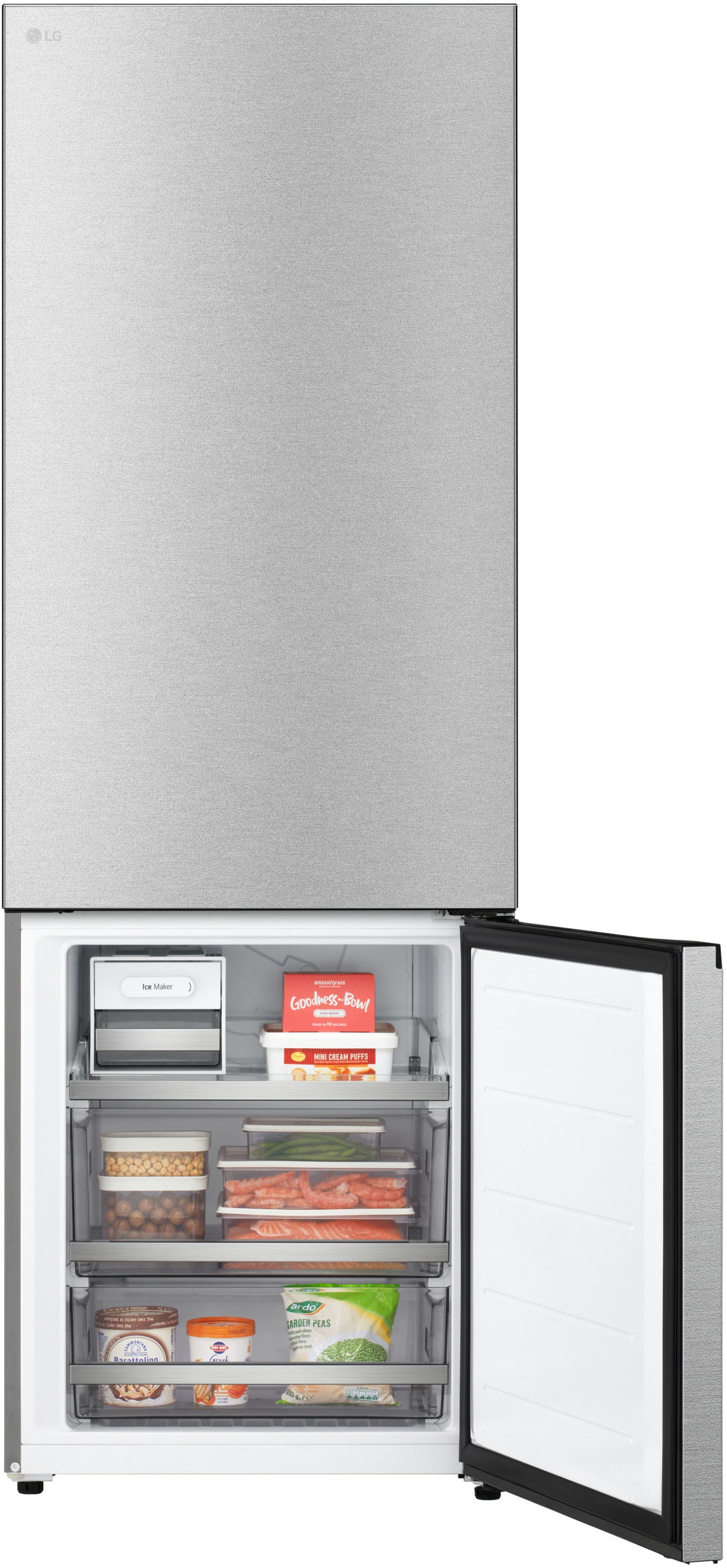 LG Kühl-/Gefrierkombination Serie 7 »GBBW726AMB« 203 cm hoch 69,7 cm breit Vollintegrierbarer Kühlschrank dank frontaler Luftzufuhr und Abluft