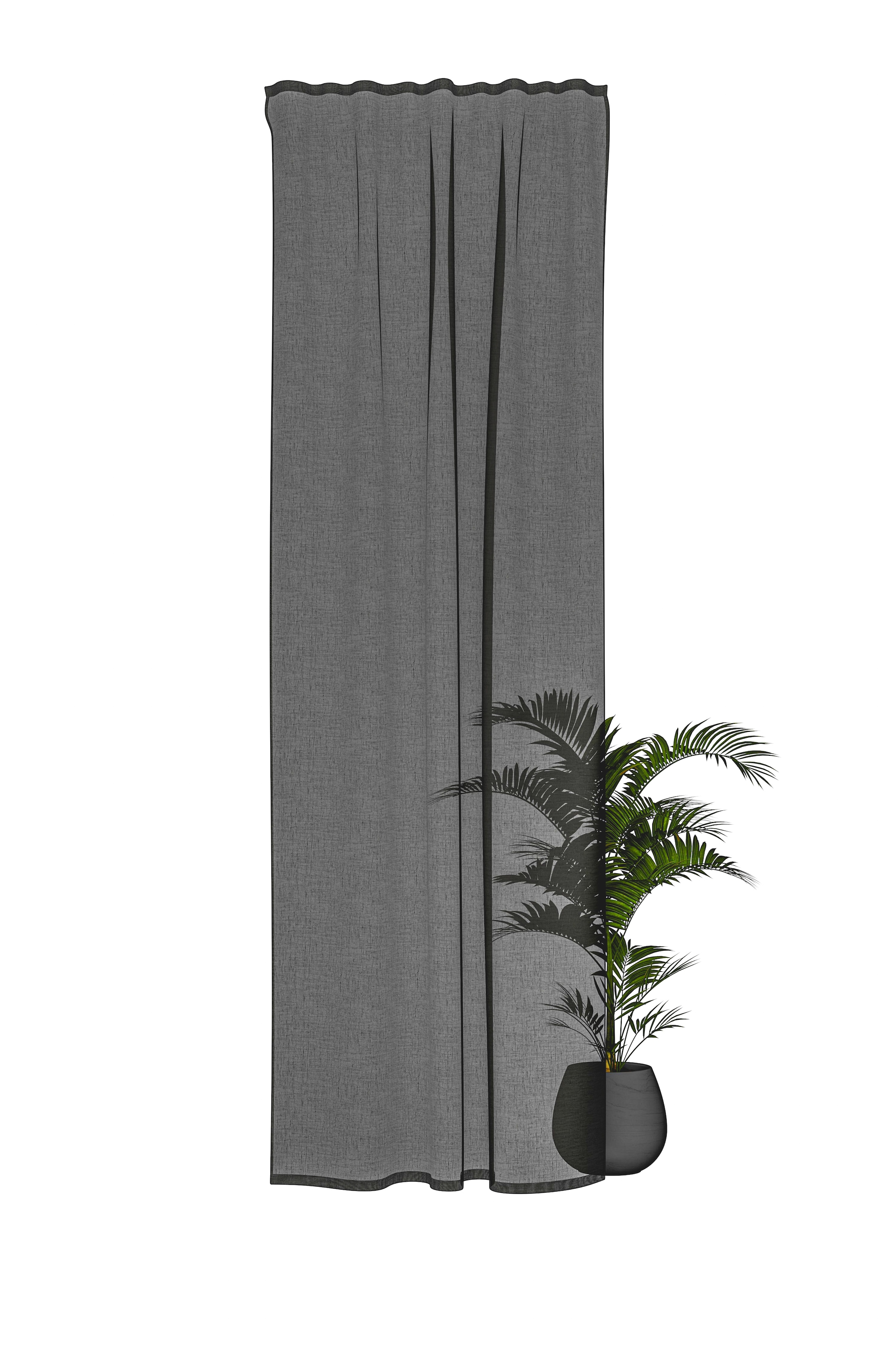 HOMING Gardine »Oskar« verdeckte Schlaufen 1 Stk. tlg. Fertigschal